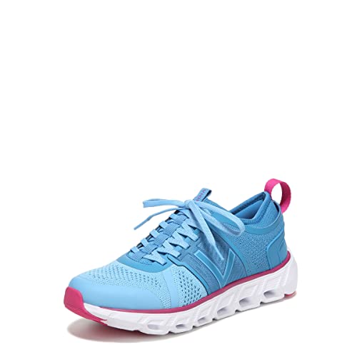 Image of Vionic Women's Captivate Oxford, Horizon Blue Knit Sn, 6 US