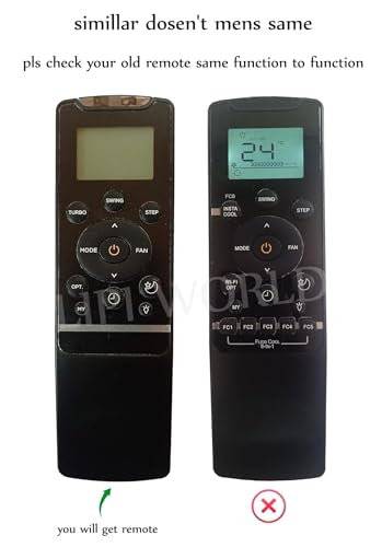 Image of LipiWorld 235 AC Remote Control (Old Exactly Same Will Only Work) Compatible for Carrier AC Remote