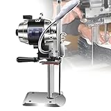 Oiyekntd Cortadora de Tela eléctrica, con Afilado automático de Cuchillas y luz LED. 15in