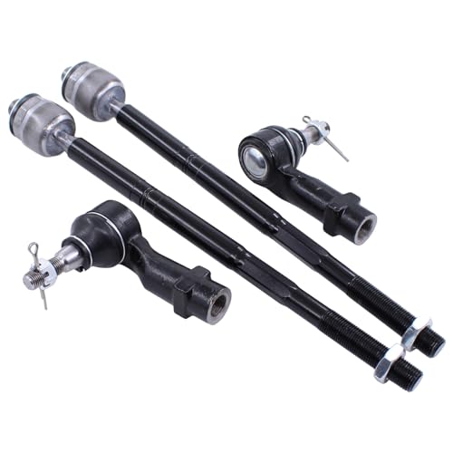 MOTOKU Front Inner and Outer Tie Rod Ends for Chrysler 200 2015-2017 Dodge Dart 2012-2016