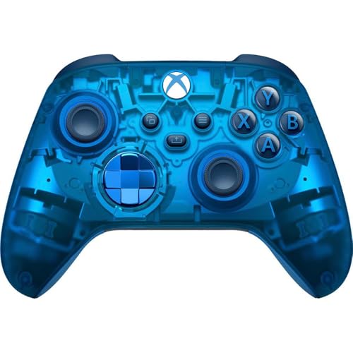 Image of Microsoft QAU-00150 Wireless Dual Controller Bundle (Sky Cipher Special Edition) for Xbox Series X|S, Xbox One, Windows PC, Android and iOS