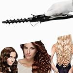 Fer Spiral Curling pour cheveux longs électrique 1 Curling de pouce Wand Ceramic Spiral Barrel Hair Curler 25mm Chauffe-cheveux Wave Wand Curler Styling Outils de chauffage rapide
