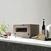 BALMUDA The Toaster | Steam Oven Toaster | 5 Cooking Modes: Sandwich Bread, Artisan Bread, Pizza & Pastry, Oven | Precise Heat Control | Steam Technology | Baking Pan | US Version | Taupe