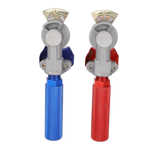 Manos alegres para semirremolque Kikumi, acoples de aluminio rojo y negro 7
