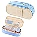 Produktbild Rolin Roly Mäppchen große Kapazität Federmäppchen Canvas StiftTasche Erweiterbarer Stiftbeutel Briefpapier Bleistiftbox Pencil Case Makeup Faltbare Tasche mit Reißverschluss