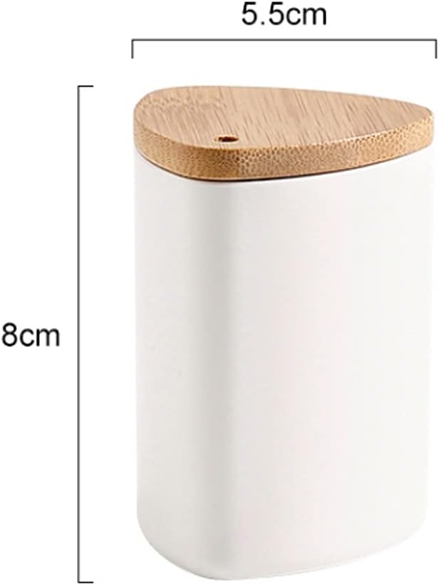 Household Living Room Simple Fashion Restaurant Wooden Mini Toothpick Holder Bucket Toothpick Jar