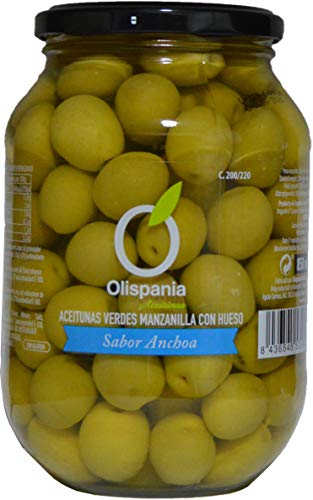 Aceituna Manzanilla Olispania C/Hueso P.Neto. 835 gr. ( Pack 2 botes )