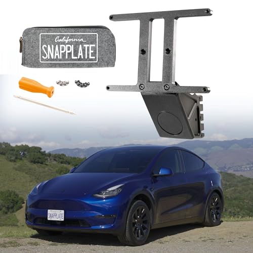 SnapPlate+ Front License Plate Holder for Tesla Model Y