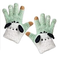 Roffatide Cartoon pochacco se mantiene caliente guantes