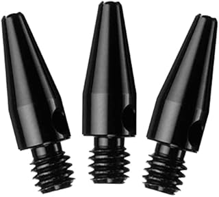 US Darts Black Aluminum Dart Shafts - 3 Sets (9 Shafts), 2BA Mini (3/4 inch), O'rings
