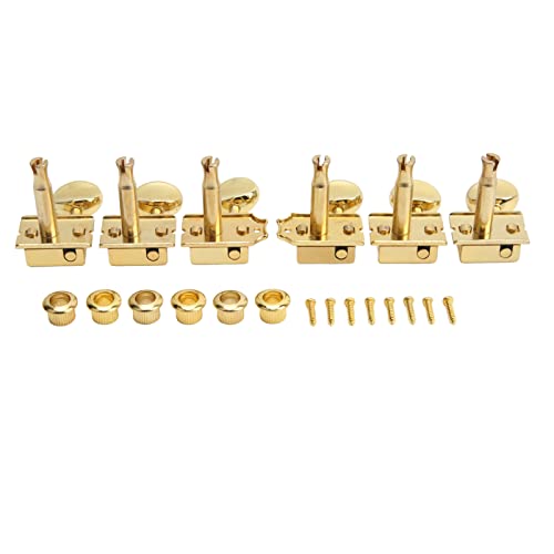Guitar Machine Head Tuners, Accurate Firm Fixing Easy Installation Electric Guitar Tuning Pegs Metal Sturdy For Performance #TOP14