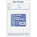 TOPS® Daily Time Sheet Forms, 9.5