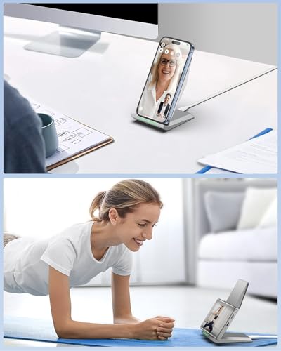 Image of Fast Wireless Charger, NANAMI Wireless Charging Stand Compatible iPhone 17 /17 Air /17 Pro /16 /16 Plus /15 /14 /13 /12, Desktop Charger Dock Phone Charging Stand for Samsung Galaxy S26 /S25 /S24 /S23 /S22 /S21