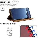 Ochronne etui na telefon Kompatybilny z portfelem Google Pixel 5 XL/4A 5G, skórzanym etui z klapką z PU z uchwytem na kartę, etui z klapką z podpórką [odporna na wstrząsy wewnętrzna skorupa TPU] Ultra