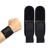 Toulifly Handgelenk Bandagen, Atmungsaktivem Wrist Wrap Handgelenkbandage,1 Paar Handgelenkstütze Bandage mit Klettverschluss,Fitness Handgelenkbandage für zur Linderung von Schmerzen im Handgelenk