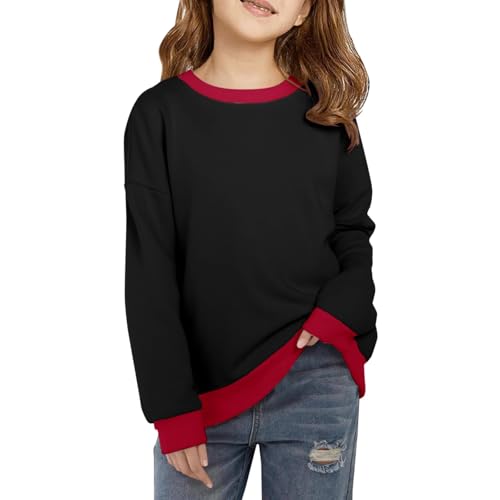 Girls Sweatshirts Letter Printed Casual Long Sleeves Oversized Sweatshirt Fall Winter Tops Clothes Baby Hoodles