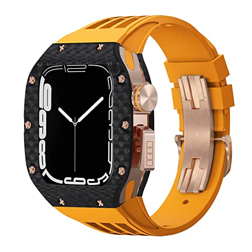 Kit bracelet de montre Apple Watch 8 45 mm cadre carbone iWatch