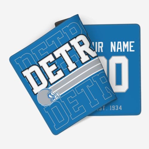 Image of ANTKING Detroit Mouse Pad Custom Name and Number Desk Pad for Men Women Youth Gifts