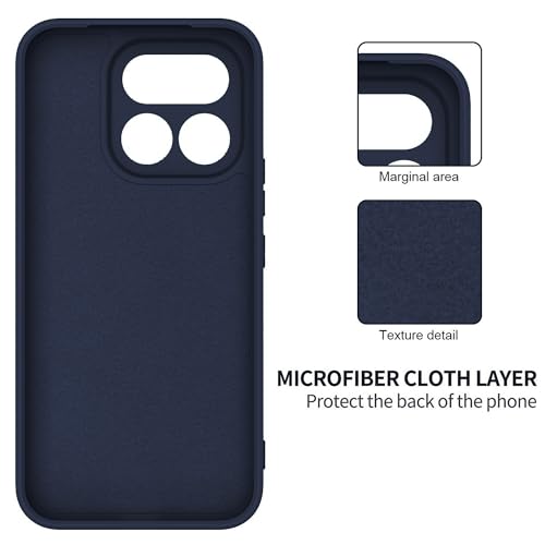 Image of FIRST MART Matte Silicone Back Cover for Realme 16 Pro - Blue