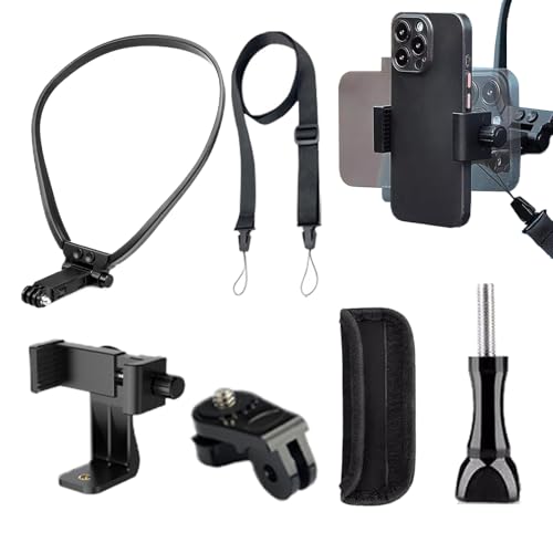 Porta teléfono para cuello ideal para crear contenido y entrenar en el gimnasio