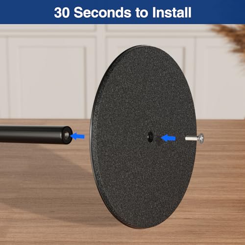 Matte Black Kitchen Roll Holder - Free Standing Paper Towel Holder Stand, Non Slip Modern Kitchen Countertop Organizer Fits Most Size Paper Roll - Image 5