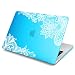 Batianda Lace Design MacBook AIR 13 inch Rubberized Hard Case for MacBook Air 13.3" (A1466 & A1369) Shell Cover Not Compatible with New 2018 Version with Retina (Sky Blue)