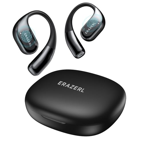ERAZERL Übersetzer Kopfhörer, AI Open Ear Kopfhörer Bluetooth 5.4, 3-in-1 Übersetzungskopfhörer 134 Sprachen mit App 40H,4 Übersetzungsmodi Echtzeit Übersetzer Ohrhörer für Reisen, Geschäfts, Studien ERAZERL Übersetzer Kopfhörer, AI Open Ear Kopfhörer Bluetooth 5.4, 3-in-1 Übersetzungskopfhörer 134 Sprachen mit App 40H,4 Übersetzungsmodi Echtzeit Übersetzer Ohrhörer für Reisen, Geschäfts, Studien