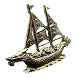 Modèle de bateau : l'artisanat en laiton est également un excellent à collection, convient également pour en à n'importe qui, modèle de voilier