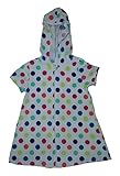 Op Girls Terry Hooded Swimsuit Cover Up (Medium 7-8, Arctic White Multi)
