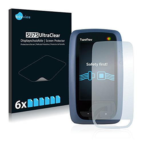 savvies Protector Pantalla para CompeGPS TwoNav Anima (6 Unidades) Película Ultra Transparente