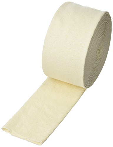 Molnlycke 1438 Tubigrip Multipurpose Tubular Bandage, Size F, 4" Width, 393.70" Length, Natural