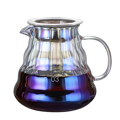 Cafetera de vidrio de repuesto resistente al calor para infusiones y té de flores 2