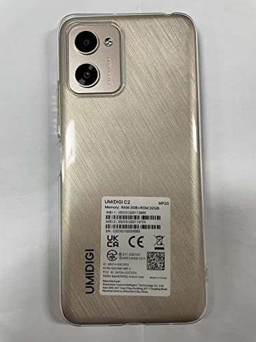 UMIDIGI C2 Android 13 Teléfono Móvil 3GB RAM (Ampliable a 6GB RAM) + 32GB ROM (Ampliable a 256GB) 6.52" HD+,Smartphone 5150mAh batería 13MP cámaras|Dual SIM 4G|Facial ID|GPS