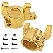 Vgoohobby Heavy Duty Brass C Hub Carrier Caster Block C Base Weights Upgrades Part Compatible with Axial SCX10 II 90046 90047 1/10 RC Crawler Car