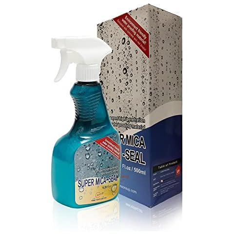 NOON's UP Super Mica-Seal Waterproof Spray | Greatly Penetrating Concrete Sealer Outdoor Waterproof Sealant | Bird Bath Sealant & Outdoor Cement Sealer | Concrete Sealer Spray (16.90 Fl Oz.) Cover