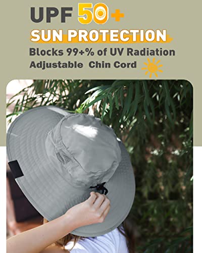 Tirrinia Womens Sun Hat Extra Wide Hard Brim Large Boonie Fishing Safari Hiking Cap #TOP5