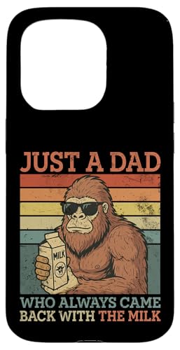 Bigfoot Papá, Solo Un Papá Que Siempre Volvió con La Leche Carcasa para iPhone 15 Pro