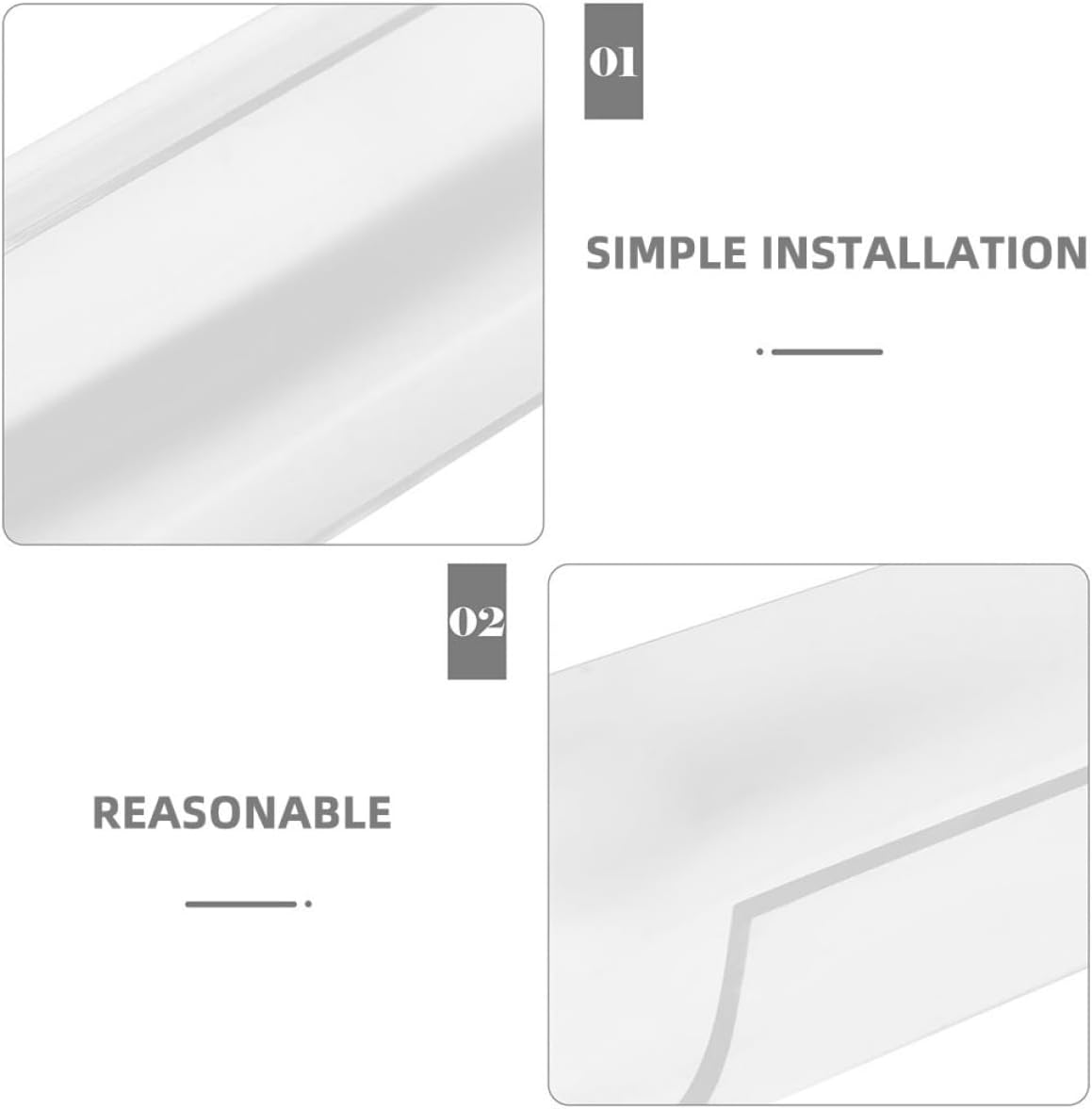 VALICLUD 4sets Cake Mold Pastry Shaped Cakes for Bakeware Tool Bread Baking Mould Dessert Bracket Baking Utensils Acrylic Transparent 2pcs*4