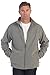 Gioberti Mens Full Zip Polar Fleece Jacket, Gray, Medium