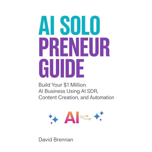 AI Solopreneur Guide Audiolibro Por David Brennan arte de portada