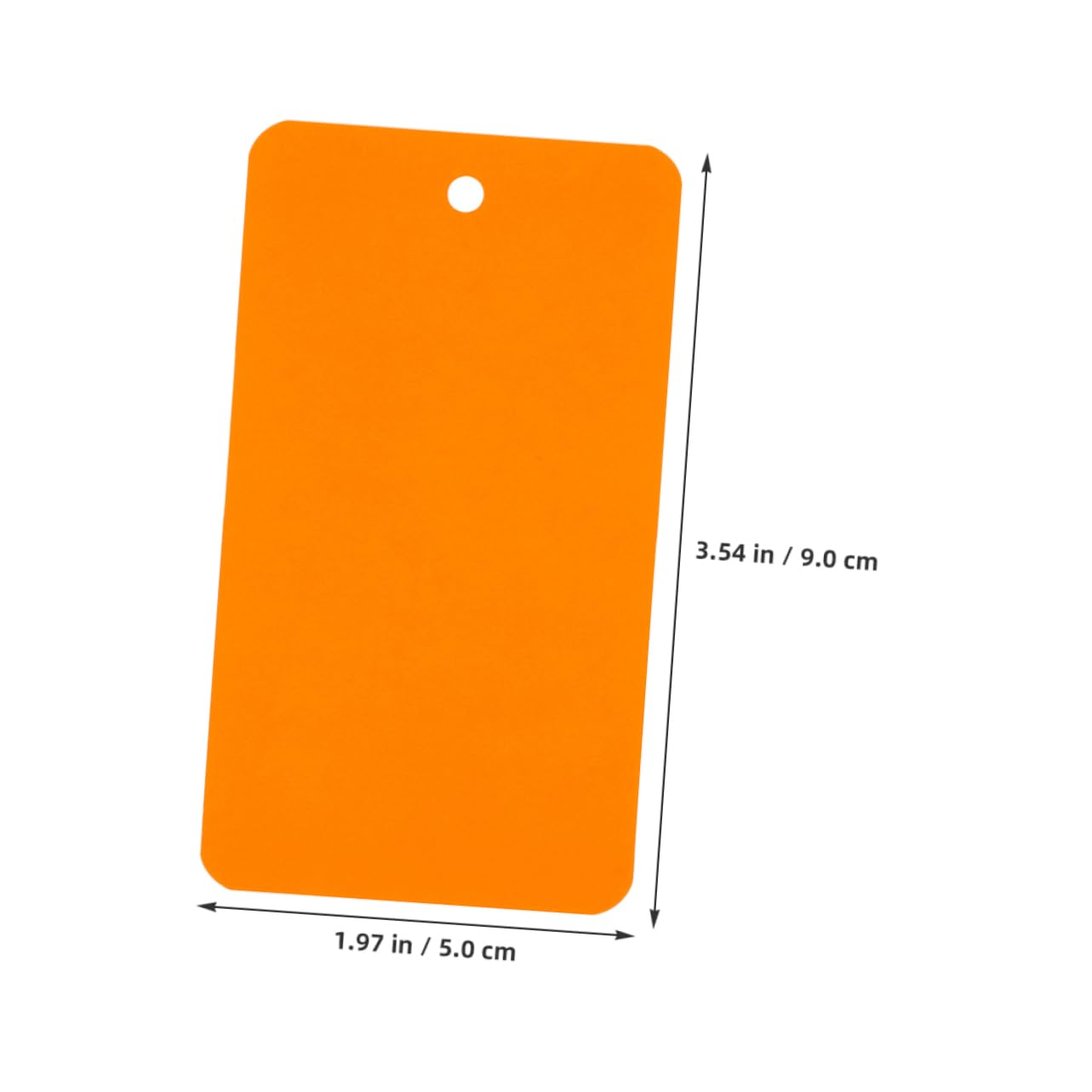 SHOWERORO 150pcs Multi-use Frosted PVC Tags Easy to Attach for Packaging Shipping Inventory Home School