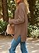 EFAN Women's Turtleneck Oversized Sweaters Fall Outfits Clothes Trendy Long Pullover Knit Winter Tunic 2025 Dark Apricot M