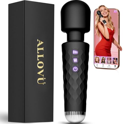 Sex Toys Vibrator Dildo for Women - Allovü Personal Wand Massager Vibrators, USB Rechargeable Vibrating Clitoral Stimulator Sex Toys, 10 Vibration Waterproof Adult Sex Toy for Couples Nipple Weight