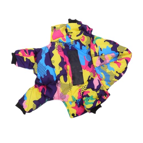 Ropa gruesa de camuflaje para mascotas chaqueta cálida y cómoda HMJGDHX de invierno