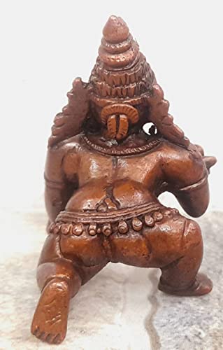 Image of Copper Idols India - by Searchers Paradise ,2.1 inches, Handmade Bala Krishna 135 Grams , Patina Antique Finish , Pack of 1 Piece