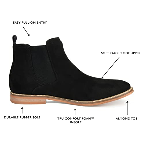 Vance Mens Marshall Wide Width Tru Comfort Foam Pull-on Round Toe Chelsea Boot2