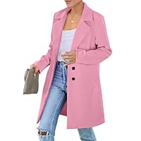 MOKBAY Cappotto Lana Elegante Cappotti Autunnale Lana Giacche Cappotto Donna Termica Taglie Forti Invernali Giacca da Neve Eleganti Cappotti Donna Invernali L