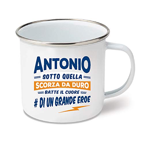 CLEARCO SRL Tazza in Metallo SMALTATO con Dedica