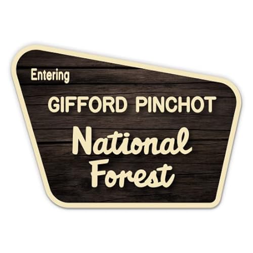 Squiddy Gifford Pinchot National Forest Vinyl Sticker 3