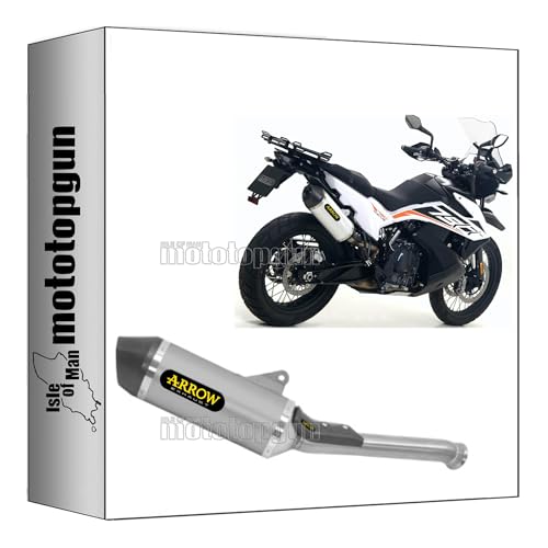 Silencieux Arrow Race-Tech 71904AK en finition aluminium embout carbone